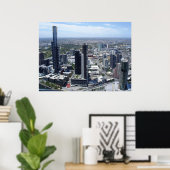 melbourne skyline poster van 14.95 uur (Thuiskantoor)