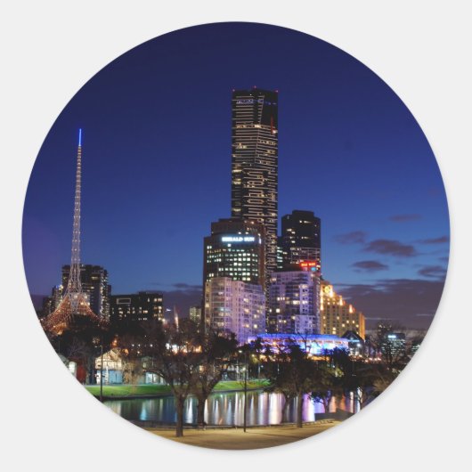 Melbourne skyline stickers (Voorkant)