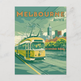 Melbourne Souvenir |  tram Melbourne Briefkaart