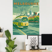 Melbourne Souvenir |  tram Melbourne Poster (Thuiskantoor)