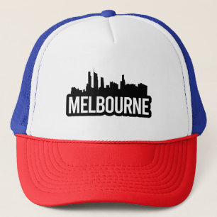 Melbourne stad Australië Victoria skyline souvenir Trucker Pet