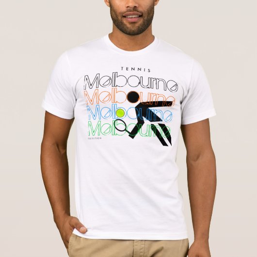 Melbourne Tennis Australian Open 1 T-Shirt (Voorkant)