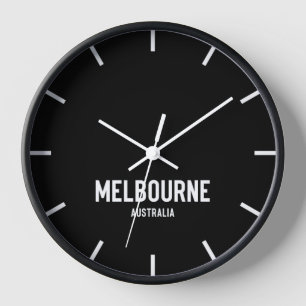 Melbourne Time Zone Newsroom Muur Klok