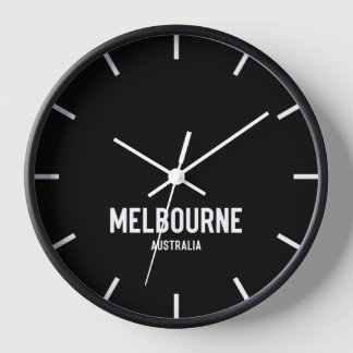 Melbourne Time Zone Newsroom Muur Klok