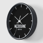 Melbourne Time Zone Newsroom Muur Klok (Hoek)