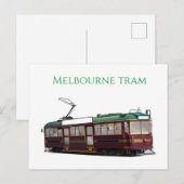 Melbourne tram briefkaart (Voorkant / Achterkant)