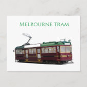 Melbourne tram briefkaart (Voorkant)