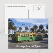 melbourne tram briefkaart (Voorkant / Achterkant)