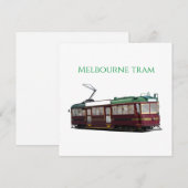 Melbourne tram kaart (Voorkant / Achterkant)