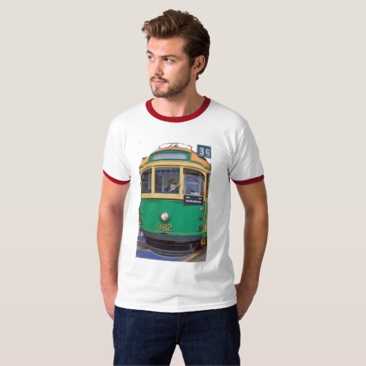 Melbourne Tram T-shirt (Voorkant volledig)