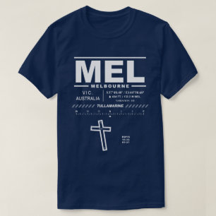 Melbourne Tullamarine Airport MEL T-shirt