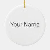 Melbourne Victoria Australia Retro Skyline  Keramisch Ornament (Achterkant)