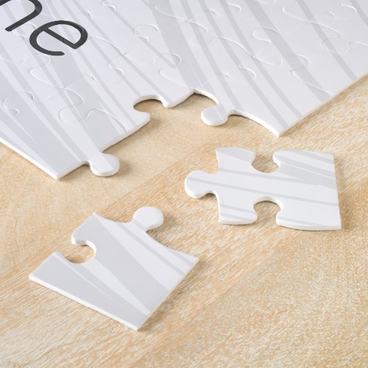 Melbourne Victoria Australia Retro Skyline  Legpuzzel (Zijkant)