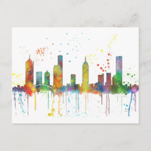 MELBOURNE, VICTORIA AUSTRALIA SKYLINE BRIEFKAART