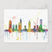 MELBOURNE, VICTORIA AUSTRALIA SKYLINE BRIEFKAART (Voorkant)
