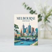 Melbourne, Victoria, Australië Australië Briefkaart (Staand voorkant)