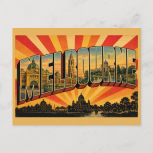 Melbourne Victoria Australië Culturele Hoofdstad K Briefkaart