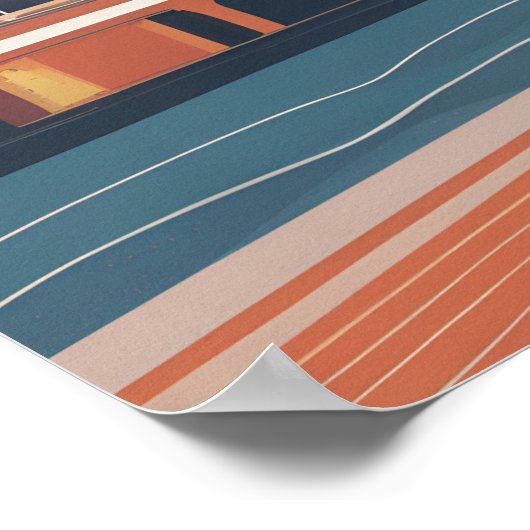 Melbourne vintage poster (Hoek)