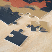 Melbourne vintage poster legpuzzel (Zijkant)