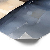 Melbourne waterverf kunst poster (Hoek)