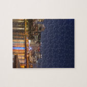 Melbourne' Yarra, rivier 's nachts Legpuzzel (Horizontaal)