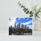 melbourne yarra skyline briefkaart (Staand voorkant)
