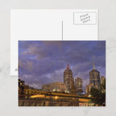 Melburne Skyline Briefkaart (Voorkant / Achterkant)
