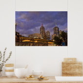 Melburne Skyline Poster (Keuken)
