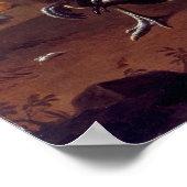 Melchior d'Hondecoeter Chicken Yard Poster (Hoek)