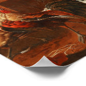 Melchior d'Hondecoeter - Vogels in een park - Nog  Poster (Hoek)