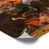 Melchior d'Hondecoeter - Vogels in een park Poster (Hoek)