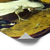 Melchior d'Hondecoeter - Vogels in een park Poster (Hoek)