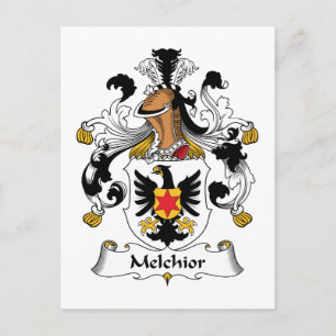 Melchior Family Crest Briefkaart