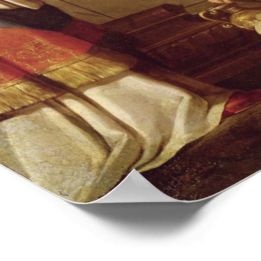 Melchizedek Offering Bread and Wine Poster (Hoek)