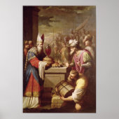 Melchizedek Offering Bread and Wine Poster (Voorkant)