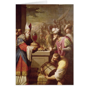 Melchizedek Offering Brood en wijn