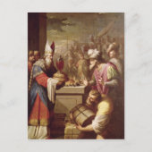Melchizedek Offering Brood en wijn Briefkaart (Voorkant)