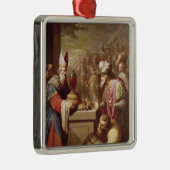 Melchizedek Offering Brood en wijn Metalen Ornament (Rechts)