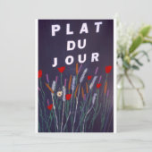 Meld u aan in het Frans voor eten (Staand voorkant)