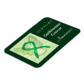 Melding galblaaskanker Ribbon Angel Magnets Magneet (Linkerzijde)