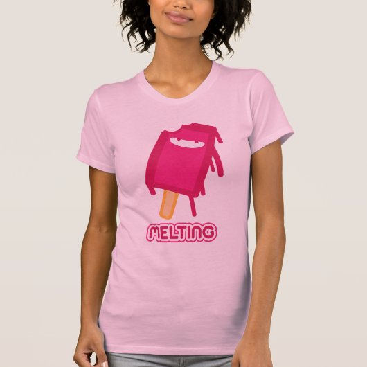Melding Popsicle Kawaii T-shirt (Voorkant)