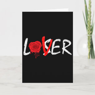 Melding Rose Een Liefhebber Niet Een Verliezer Kaart