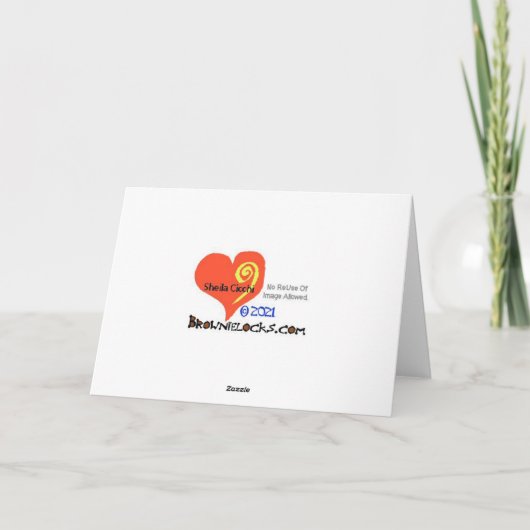 Melding Snowman Chrismukkah Card Kaart (Achterkant)