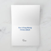 Melding Snowman Chrismukkah Card Kaart (Binnen)