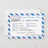 Melding tandenfee-vertraging afdrukbaar kaart (Voorkant)