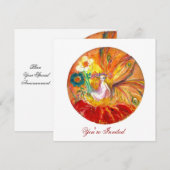 MELDING VAN DE STROMEN Rood blauw geel wit Kaart (Voorkant / Achterkant)