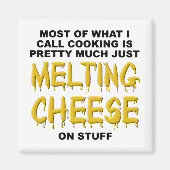 Melding van kaas Funny Magnet (Voorkant)