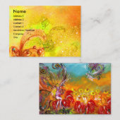 MELDING VAN RODE STROMEN Magic Butterfly Plant Yel Visitekaartje (Voorkant / Achterkant)