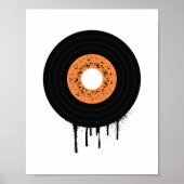 Melding van vinyllp bij het smelten poster (Voorkant)