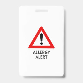 Melding voor maïsallergie badge